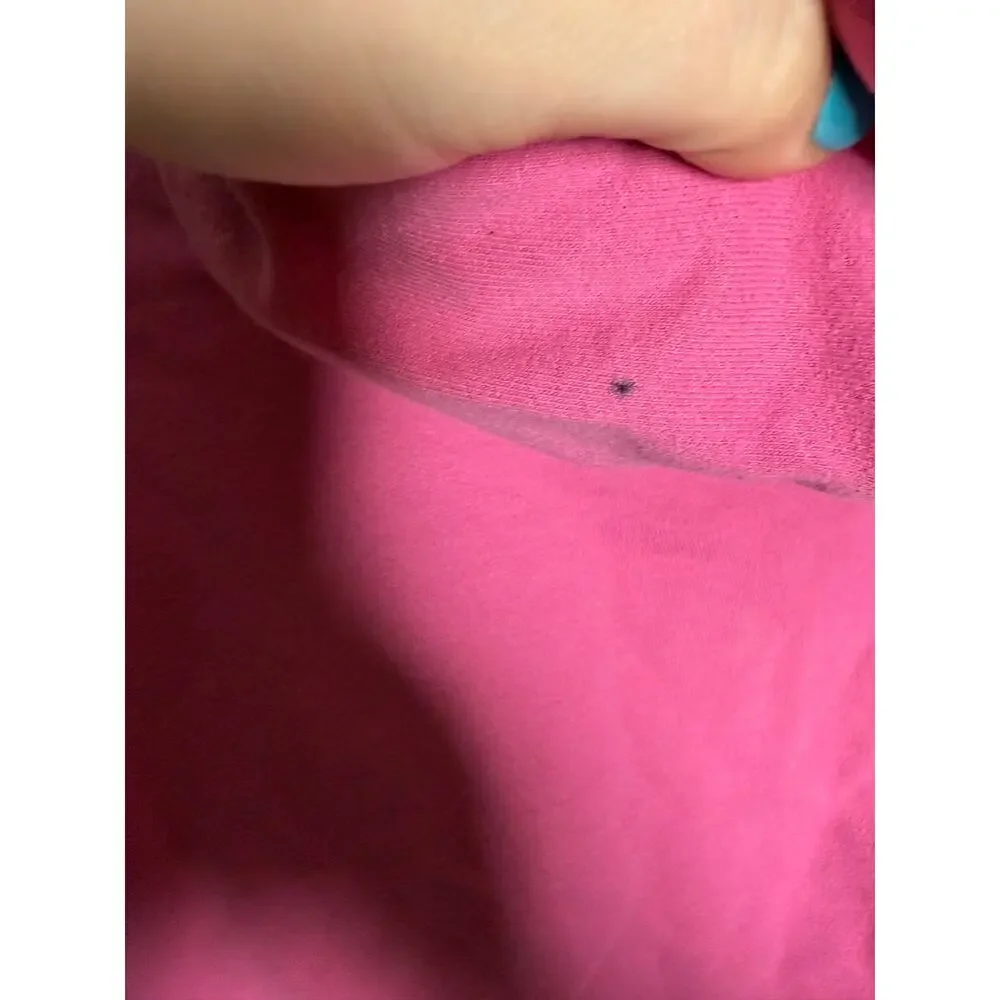 Y2K Gap Kids Pink Butterfly Hoodie Girls SM 6 7 Glitter Graphic Sweatshirt Girly